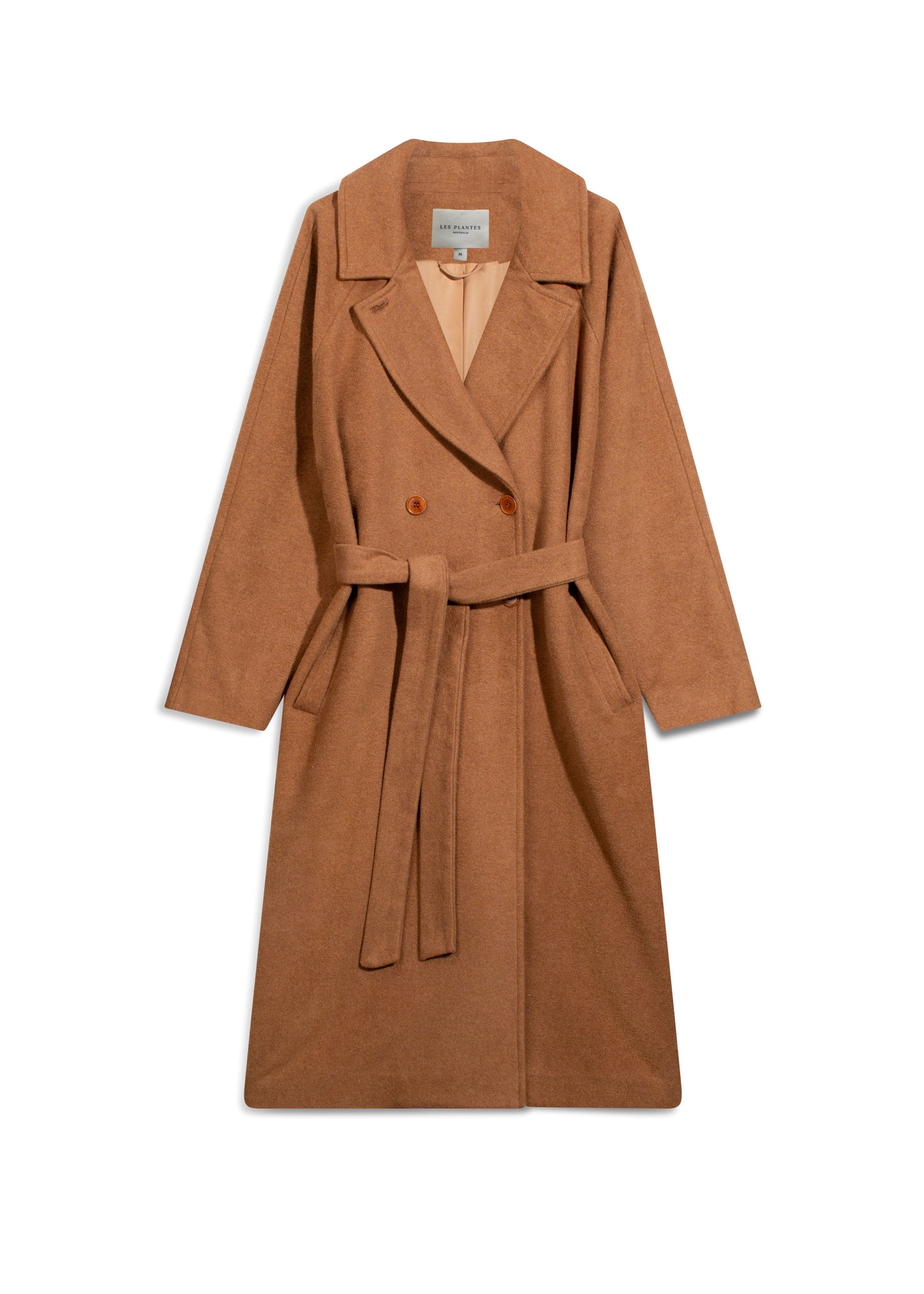 Anderson Double-Breasted Coat in Cinnamon