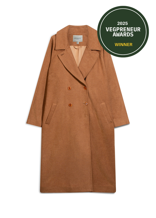 Anderson Double-Breasted Coat in Cinnamon