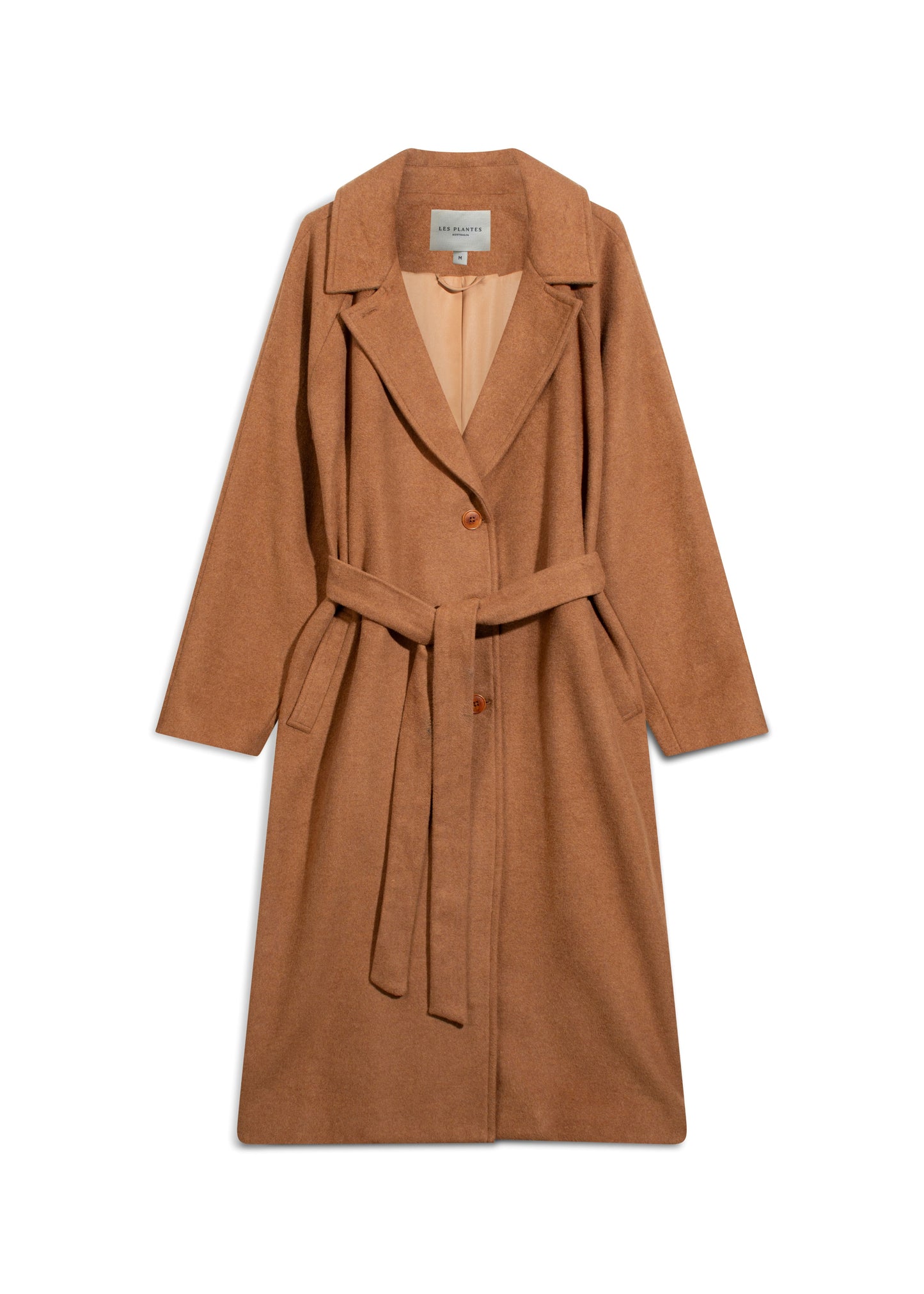 Phoenix Single-Breasted Coat in Cinnamon